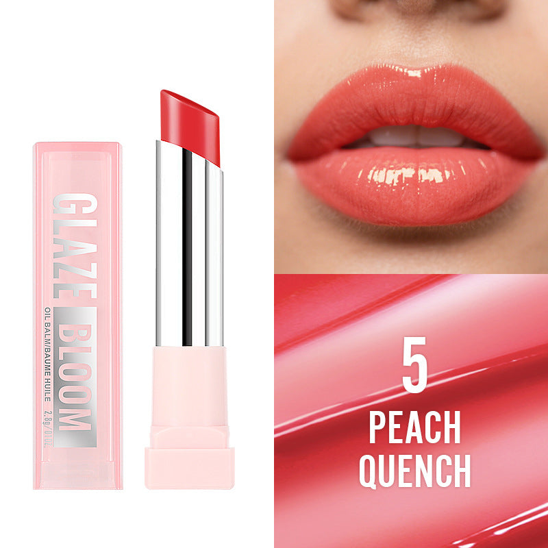 Glaze Bloom Lip Balm —— Juicy color. Cushion-soft moisture. Zero sticky gloss feeling.