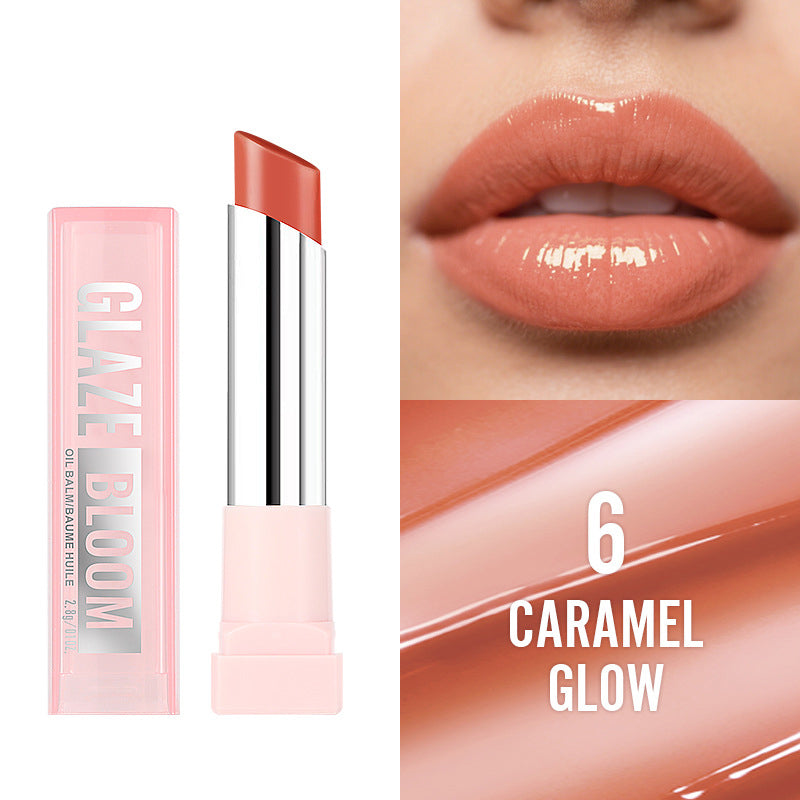 Glaze Bloom Lip Balm —— Juicy color. Cushion-soft moisture. Zero sticky gloss feeling.