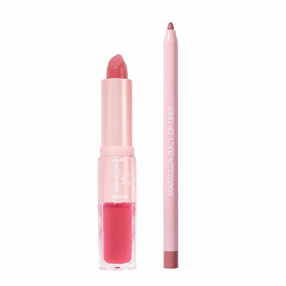 🔥 lip sculptor & liner - 3-in-1 lip combo: lip liner, lipstick & lip gloss