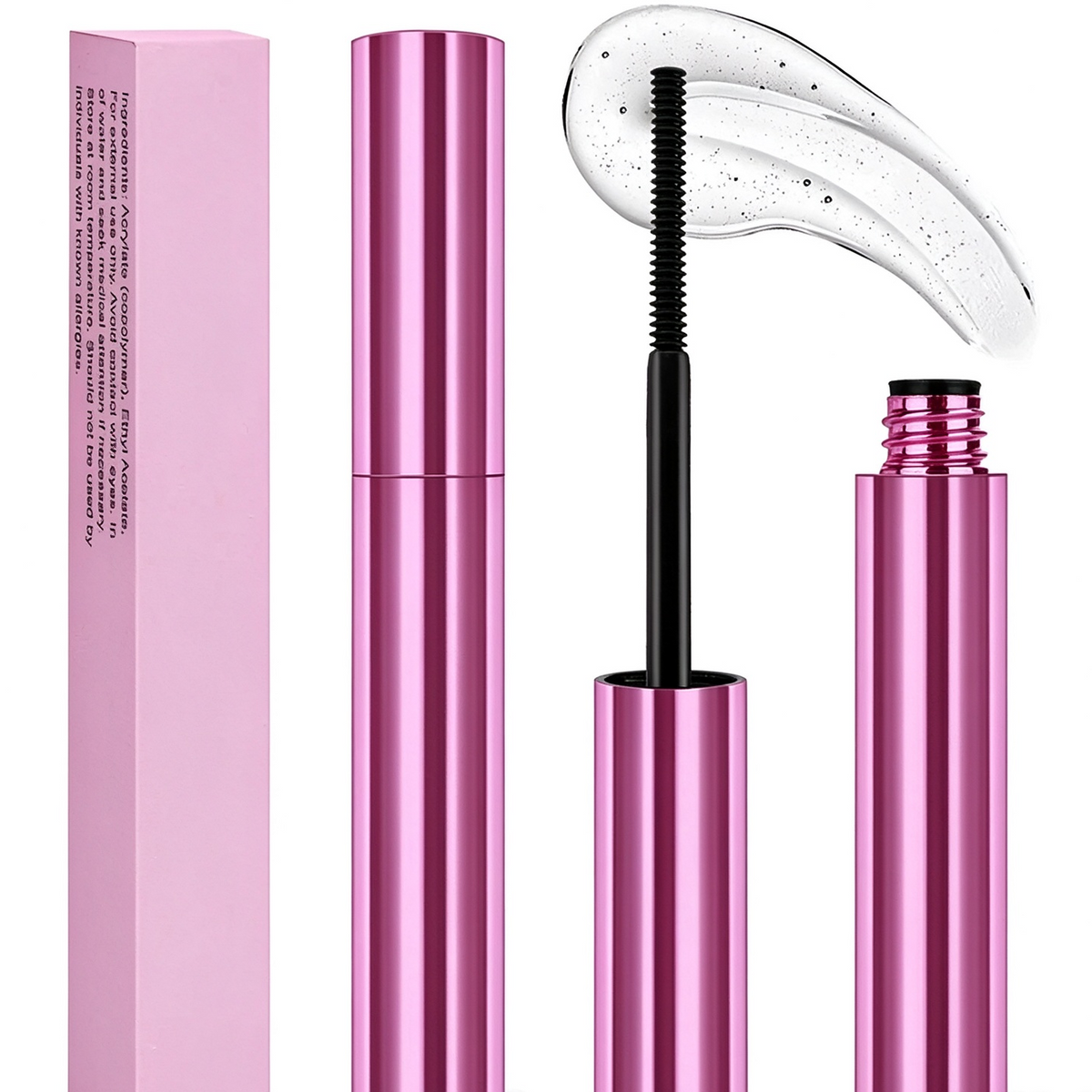2 in 1 Bond & Seal Eyelash Adhesive, Black/White Waterproof Gentle Lightweight Strong Hold Glue🖤🤍